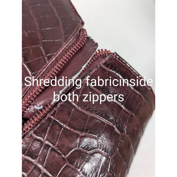 Antonio MelaniAnkle boots brown 7.5Croc print on leather High heel 3.5" See Desc - Picture 2 of 13